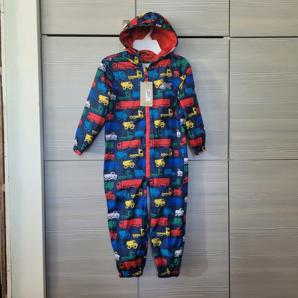 NWT Marks & Spencer Waterproof Rainsuit,One Piece,Largest Kids size 4-5 Years